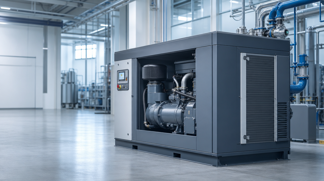 Two-Stage Screw Air Compressor Technology Guide for South China Industries (2026)-Panrui Compressor Co. , Ltd. Two-Stage Screw Air Compressor Technology Guide for South China Industries (2026)-Panrui Compressor Co. , Ltd.