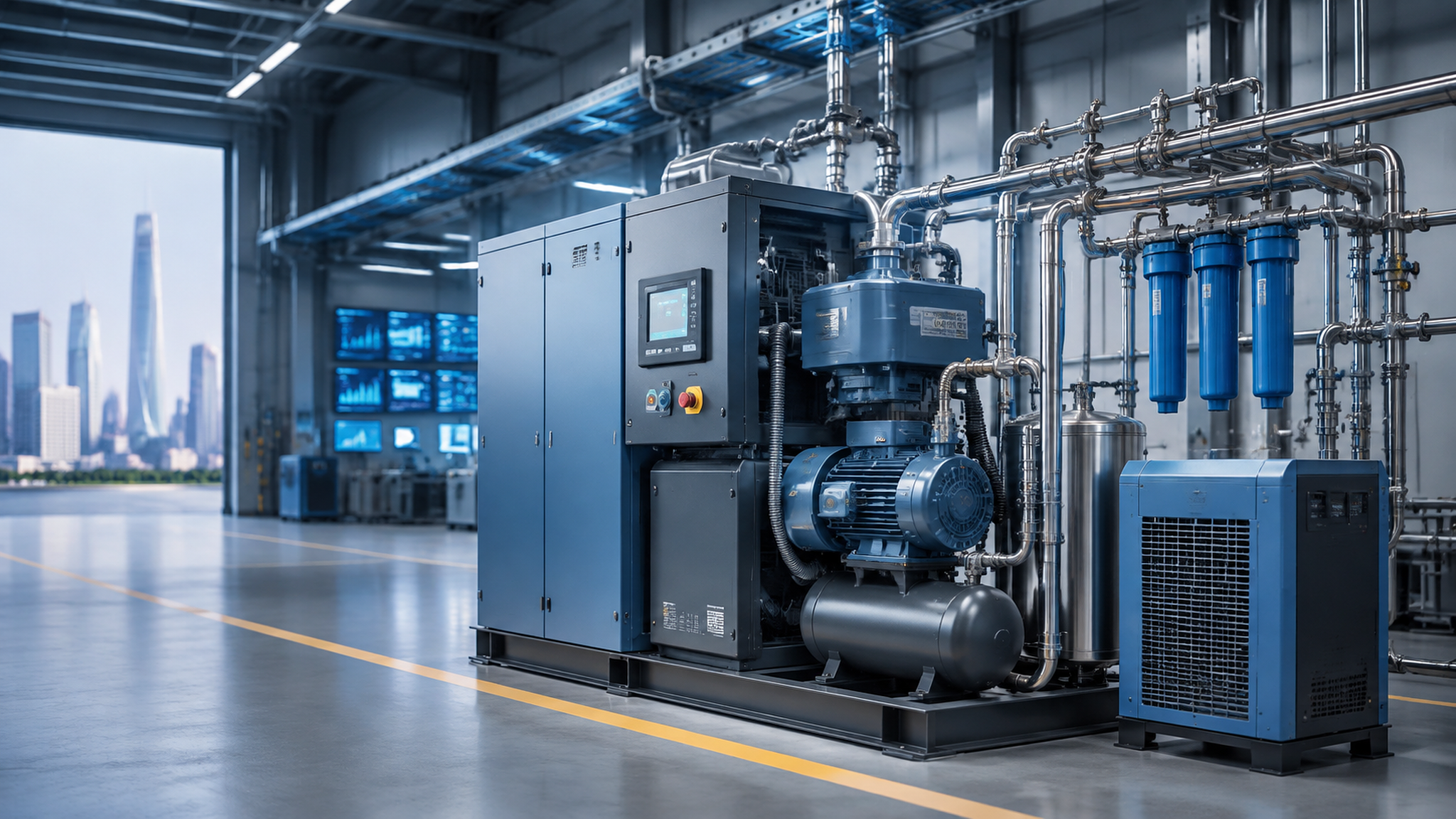 High Efficiency Screw Compressor Technology Guide for Guangzhou Industries (2026)-Panrui Compressor Co. , Ltd. High Efficiency Screw Compressor Technology Guide for Guangzhou Industries (2026)-Panrui Compressor Co. , Ltd.