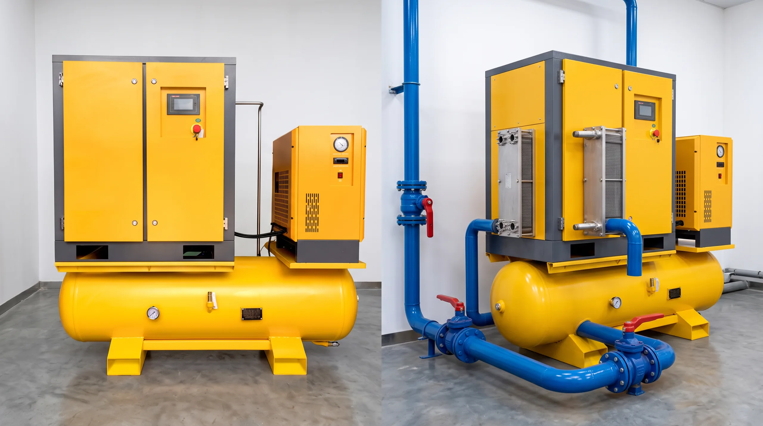 Water-Cooled vs Air-Cooled Screw Air Compressors: How to Choose-Panrui Compressor Co. , Ltd.