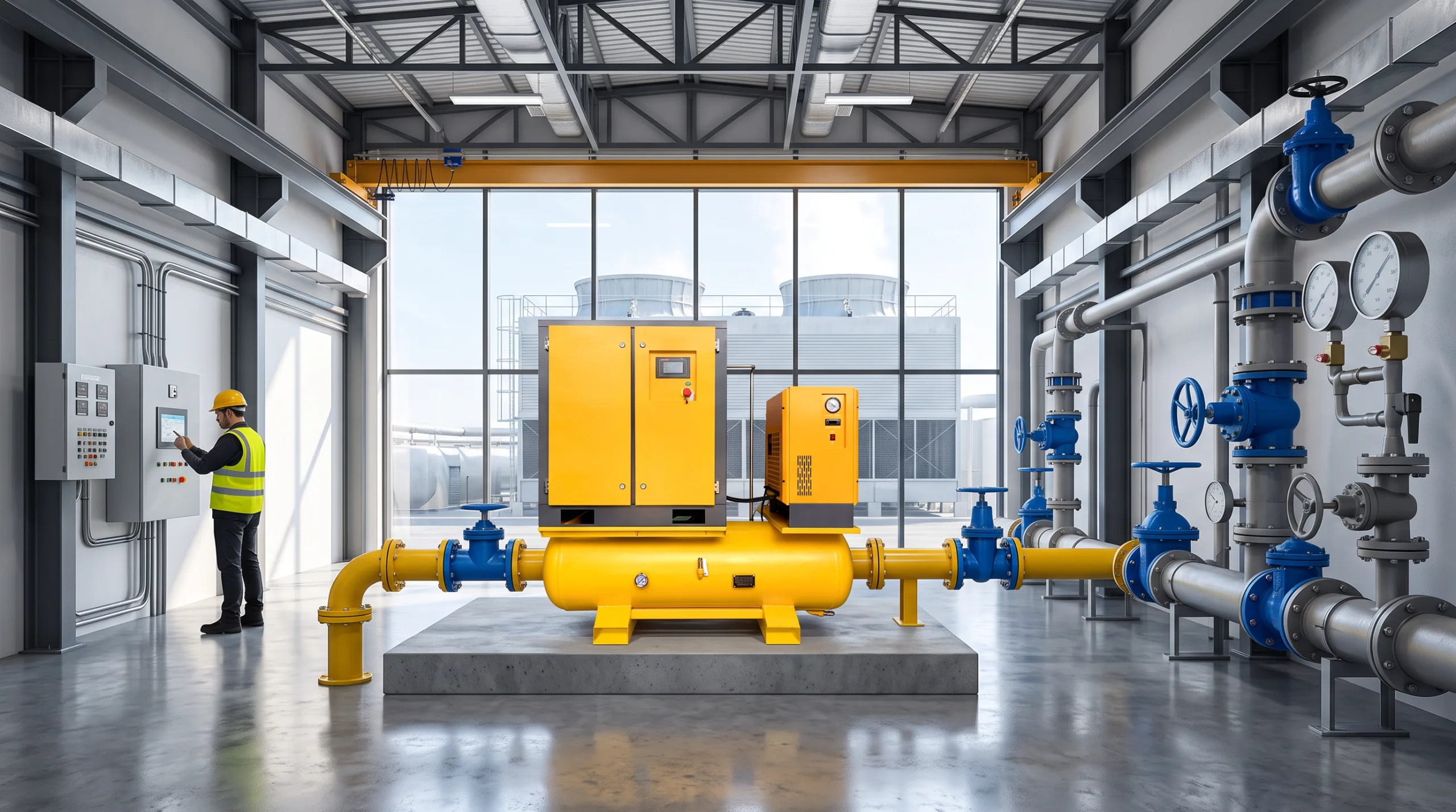 Water-Cooled vs Air-Cooled Screw Air Compressors: How to Choose-Panrui Compressor Co. , Ltd.