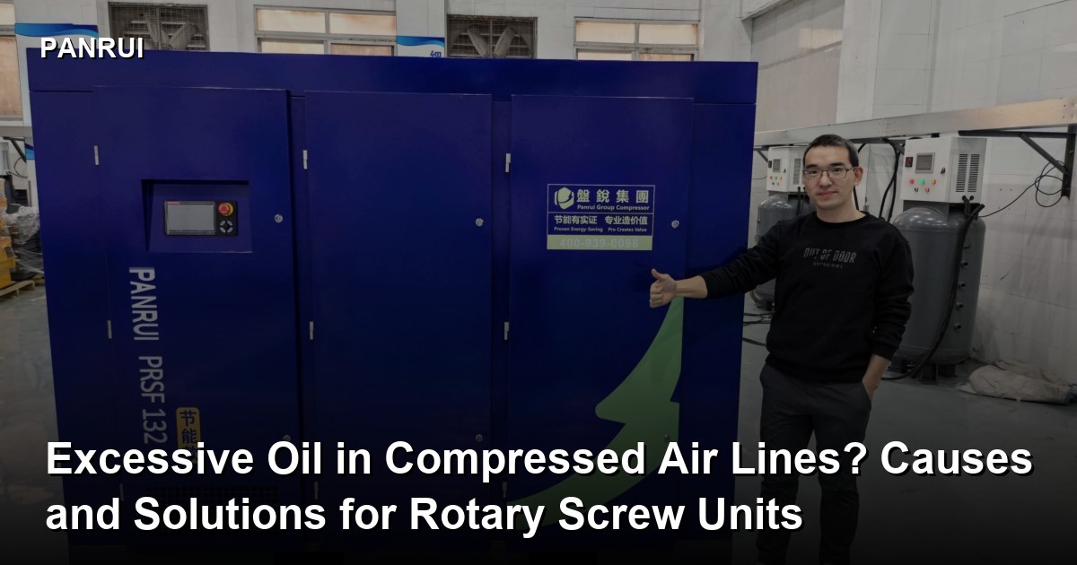 Excessive Oil in Compressed Air Lines? Causes and Solutions for Rotary Screw Units oil injected screw air compressor