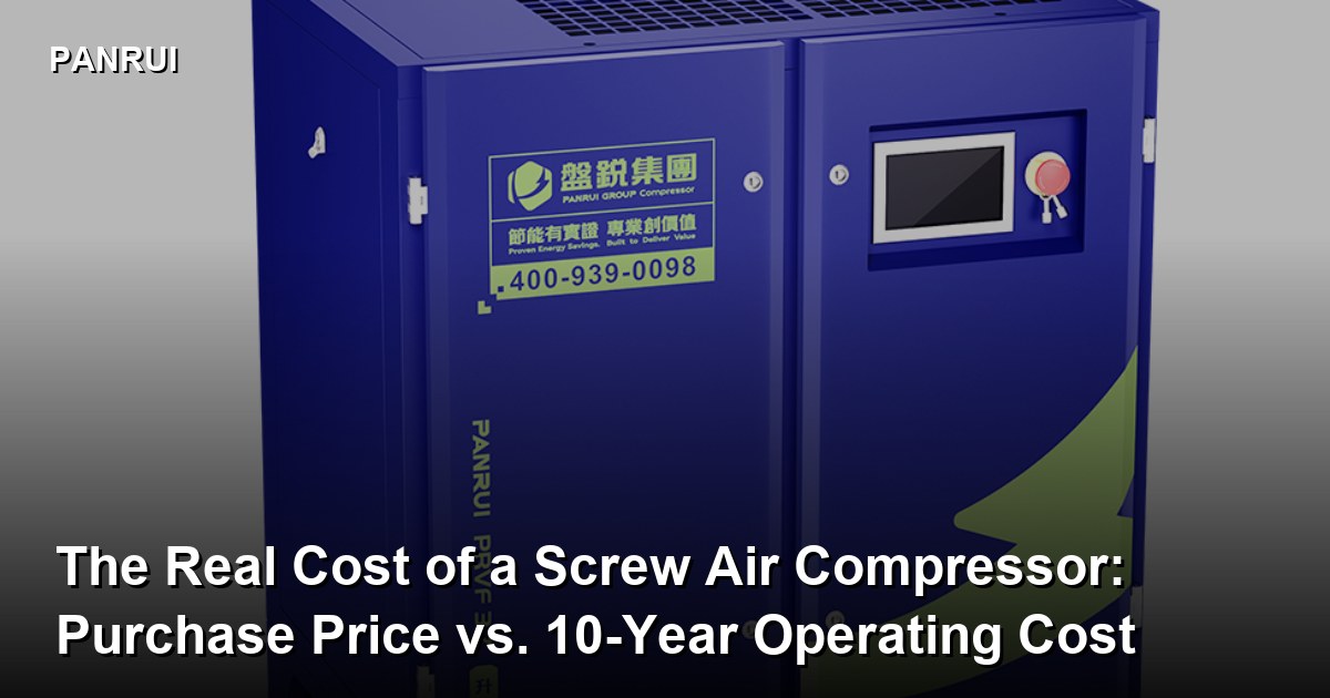 The Real Cost of a Screw Air Compressor: Purchase Price vs. 10-Year Operating Cost screw compressor factory direct price