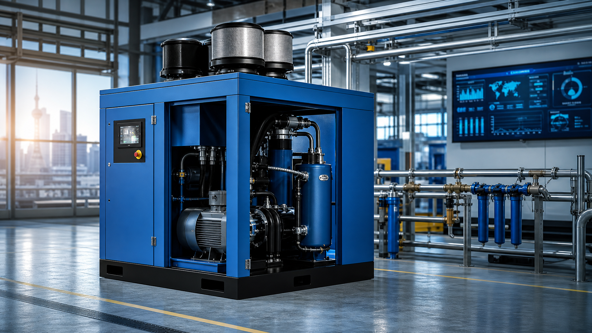 Permanent Magnet Screw Compressor in China: 2026 Manufacturer Selection Guide-Panrui Compressor Co. , Ltd. Permanent Magnet Screw Compressor in China: 2026 Manufacturer Selection Guide-Panrui Compressor Co. , Ltd.